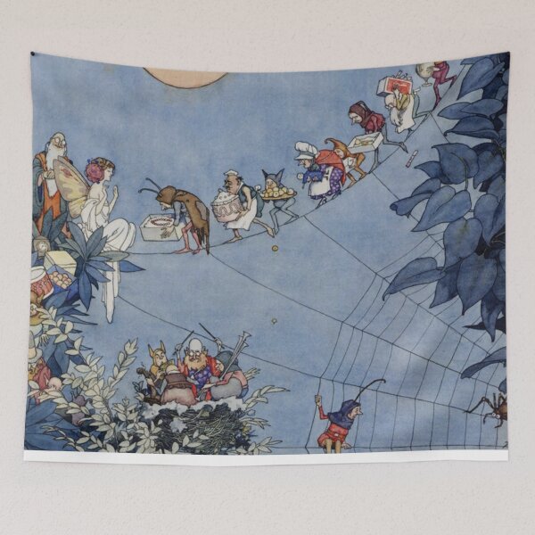 Item preview, Gifts for the Fairy Queen Vintage Illustration by William Heath Robinson designed and sold by DeeElle.