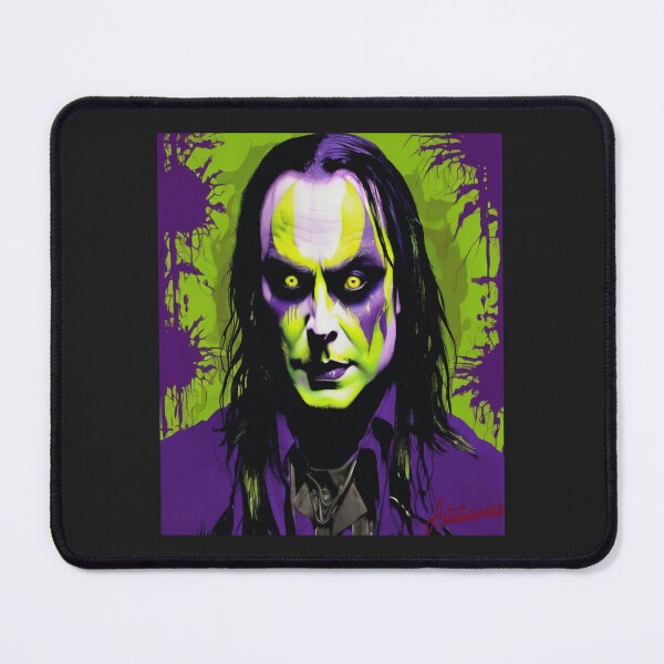 Item preview, "Dark Pop Art Portrait of Dani Filth" designed and sold by Artisticanvas.