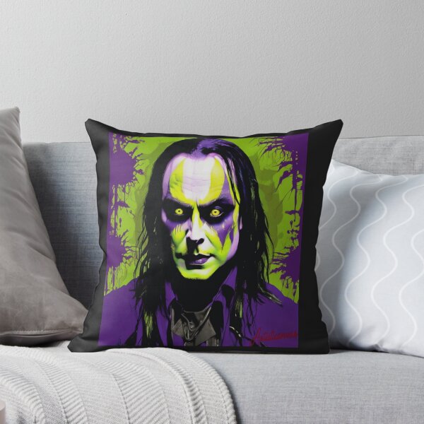 Item preview, "Dark Pop Art Portrait of Dani Filth" designed and sold by Artisticanvas.