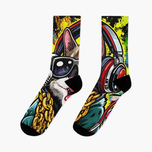 Item preview, cat music Rockstar Cat designed and sold by Uglyandcute.