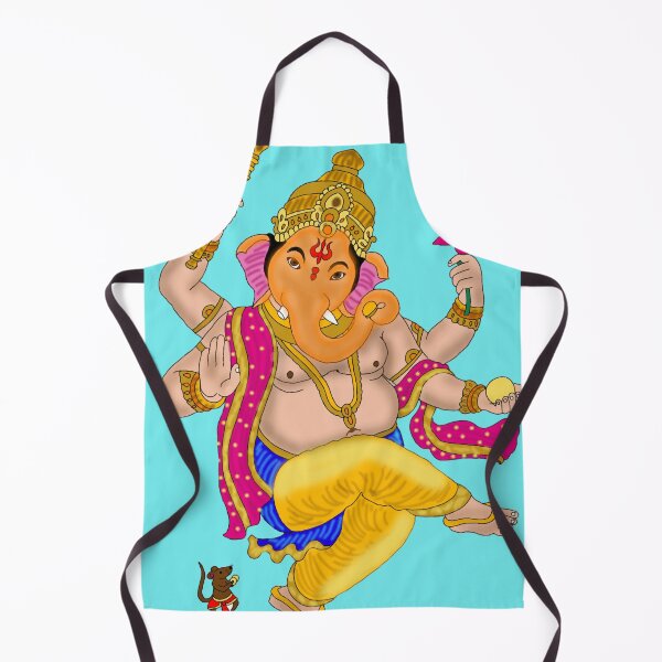 Item preview, Dancing Ganesha Pattern Art – Divine Elephant Motif Design designed and sold by Harshit_Digital_Arts.