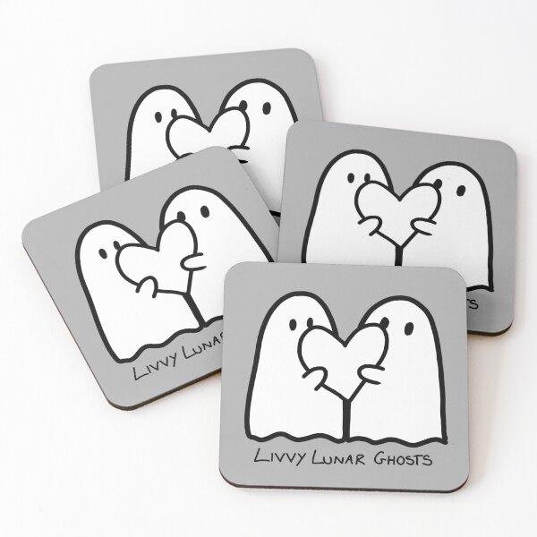 Item preview, Two ghosts holding heart designed and sold by LivvyLunar.
