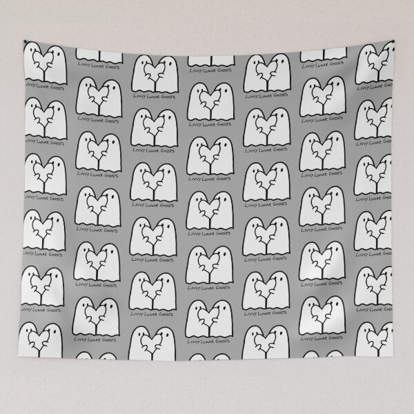 Item preview, Two ghosts holding heart designed and sold by LivvyLunar.