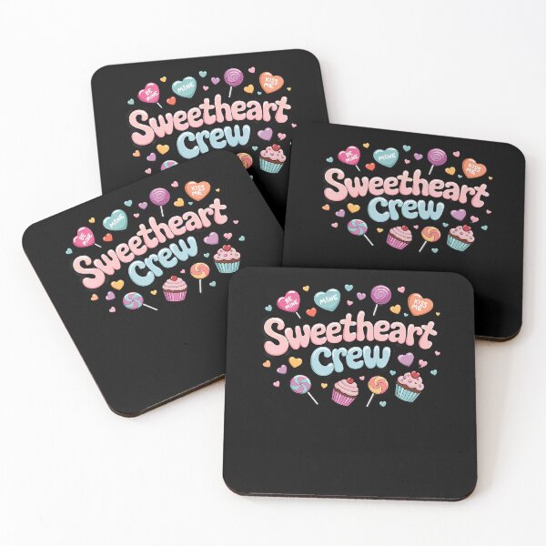 Item preview, Sweetheart Crew Pastel Candy And Cupcake Theme designed and sold by KristinCleo.