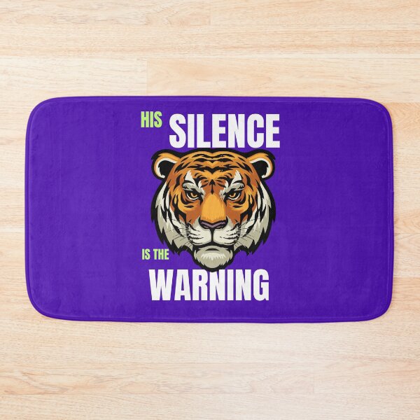Item preview, His Silence Is the Warning – Bold Mysterious Statement Tee designed and sold by SALEX.com.