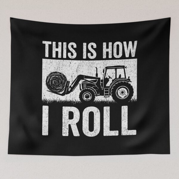 Item preview, This Is How I Roll Tractor Funny Farming Pun designed and sold by Mason-Pride.