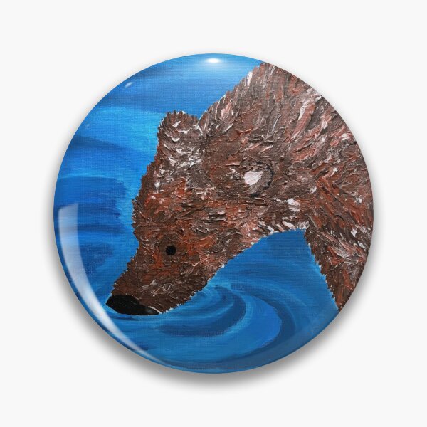 Item preview, Bear Drinking from a River designed and sold by kaylarose113.