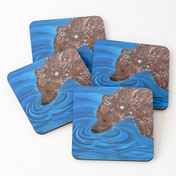 Item preview, Bear Drinking from a River designed and sold by kaylarose113.