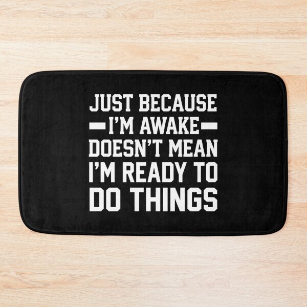 Item preview, Just Because Im Awake Funny Sarcastic Not A Morning Person designed and sold by Mason-Pride.