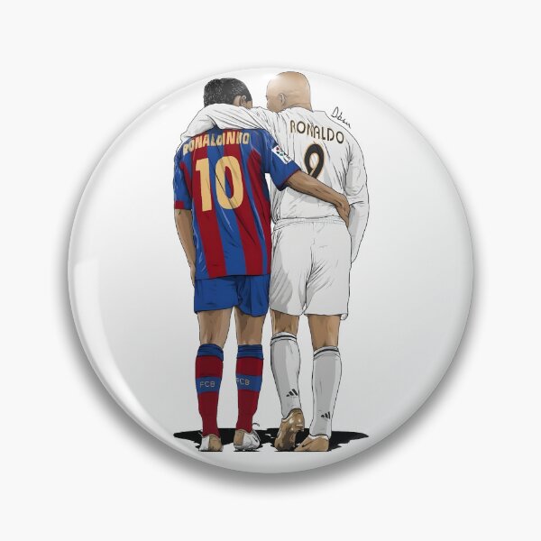 Item preview, Ronaldinho & Ronaldo R9 Classic Football Legend - La Liga Derby designed and sold by Printella-net.