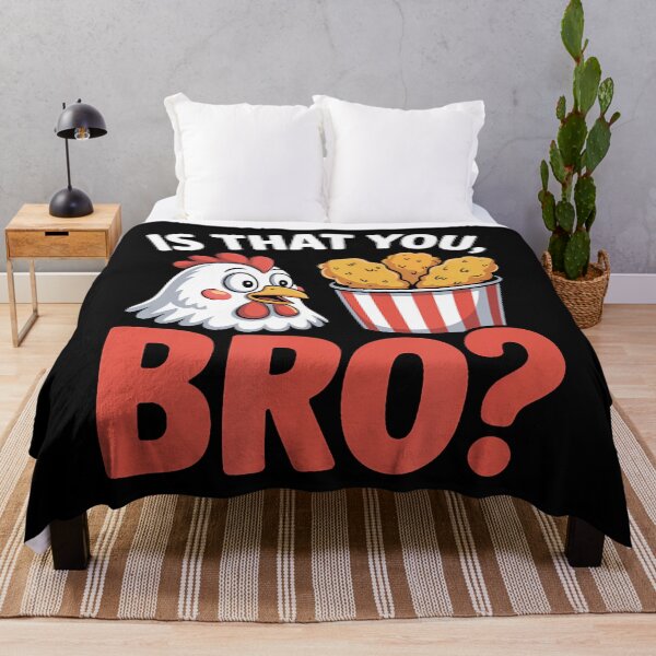 Item preview, Is That You Bro Chicken Humor Cartoon Food Nugget Funny Meme designed and sold by ChantelNicole.
