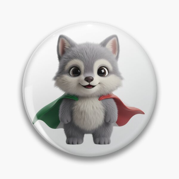 Item preview, Cute Italian Wolf Pup designed and sold by GlobePals.