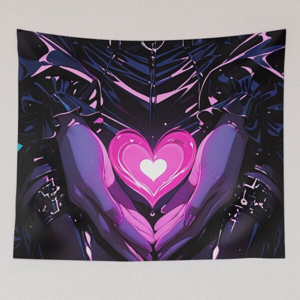 Item preview, Neon Heartforge Emblem designed and sold by Sageon's Nexus.