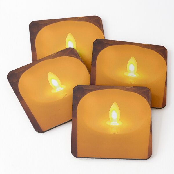 Item preview, Close up of a candle with wick phot designed and sold by Raineylanes.