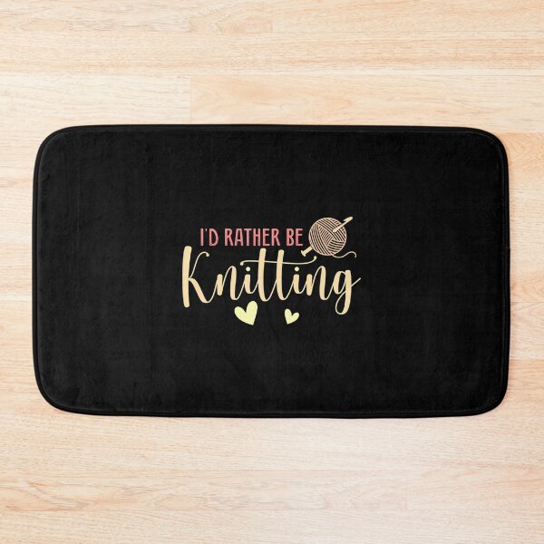 Item preview, Id Rather Be Knitting designed and sold by ChantelNicole.