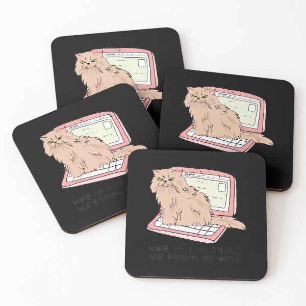 Item preview, None Of Your Emails Are Finding Me Well Cat Meme designed and sold by DesireeAngela1.