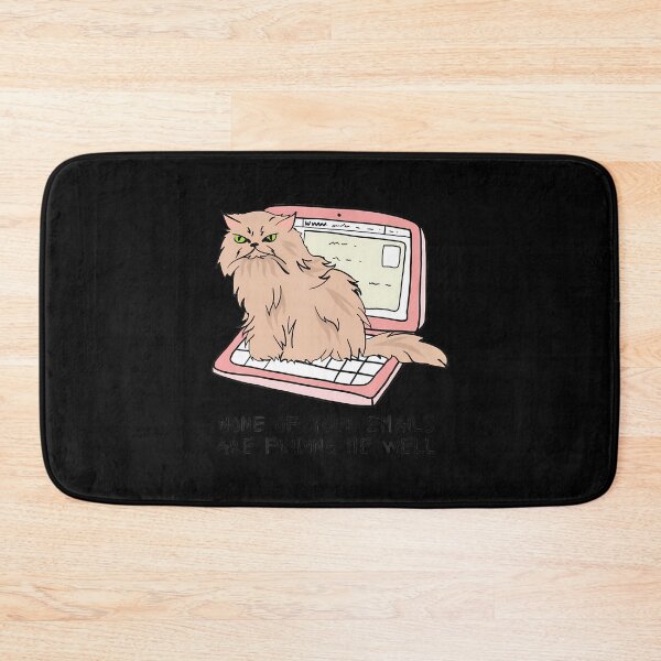 Item preview, None Of Your Emails Are Finding Me Well Cat Meme designed and sold by DesireeAngela1.