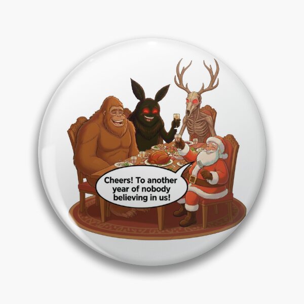 Item preview, Santa’s Cryptid Dinner Party designed and sold by Astraskal.