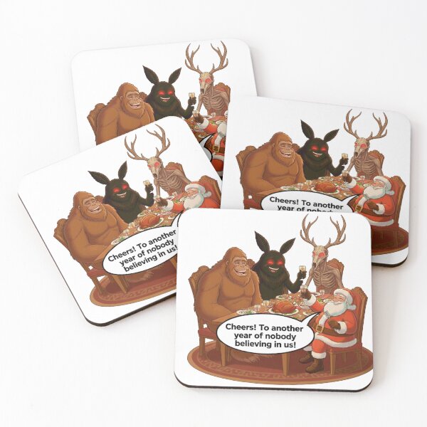 Item preview, Santa’s Cryptid Dinner Party designed and sold by Astraskal.