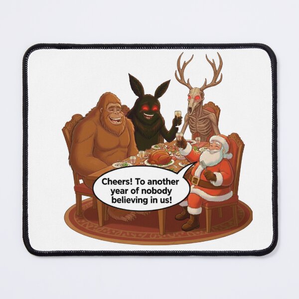 Item preview, Santa’s Cryptid Dinner Party designed and sold by Astraskal.