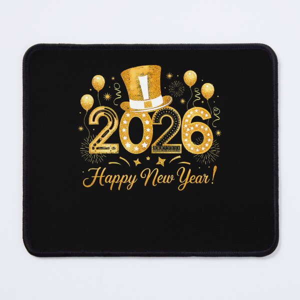 Item preview, Happy New Year 2026 Tophat And Balloons designed and sold by JanisPenelope.