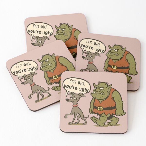 Item preview, I’m Old, You’re Ugly designed and sold by Ghost on Toast.