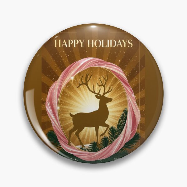Item preview, Reindeer-Happy Holidays designed and sold by DesignsByPrnces.