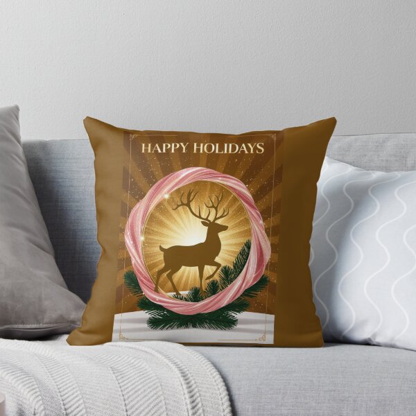 Item preview, Reindeer-Happy Holidays designed and sold by DesignsByPrnces.