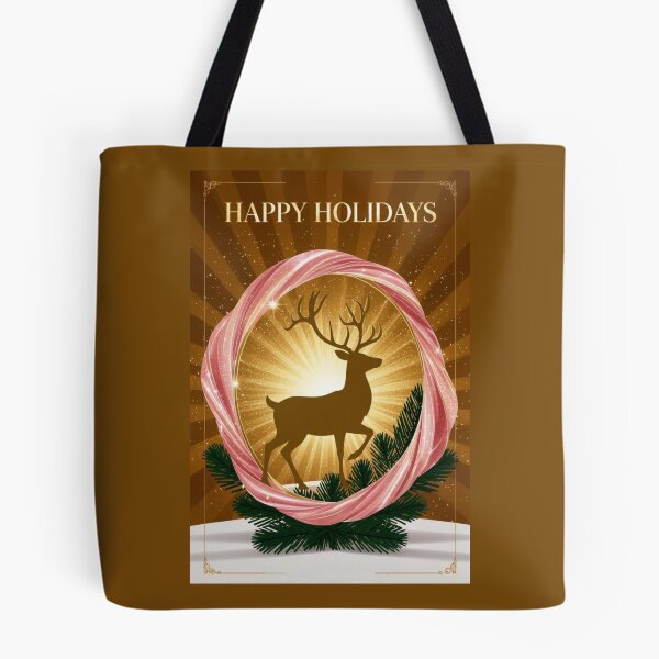 Item preview, Reindeer-Happy Holidays designed and sold by DesignsByPrnces.