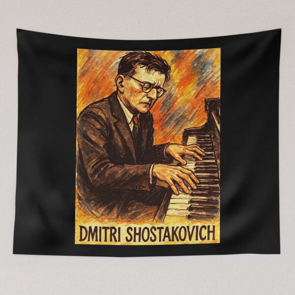 Item preview, Dmitri Shostakovich designed and sold by Sarcastic designs.