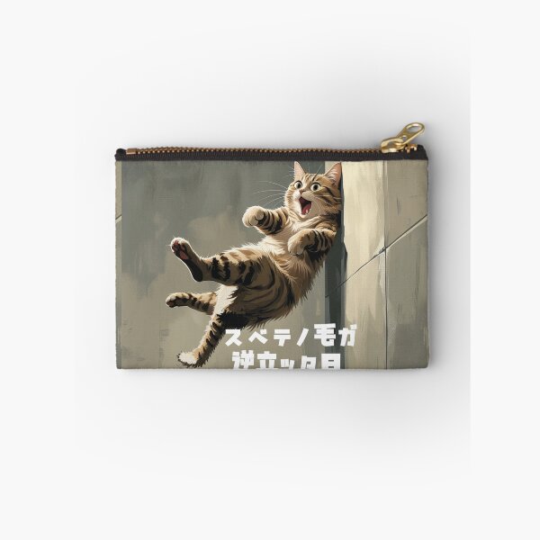 Item preview, The Day All My Fur Stood Up — Shocked Cat Japanese Text Design designed and sold by LEO'S CREATURE　れおずくりーちゃー.