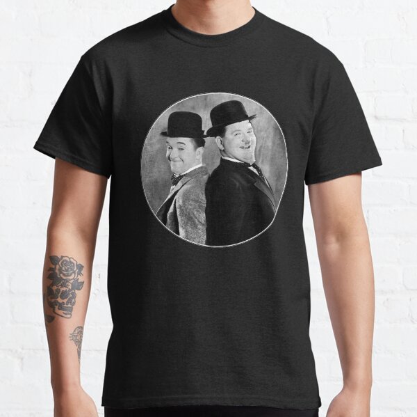 Laurel and Hardy, comedy double act Classic T-Shirt