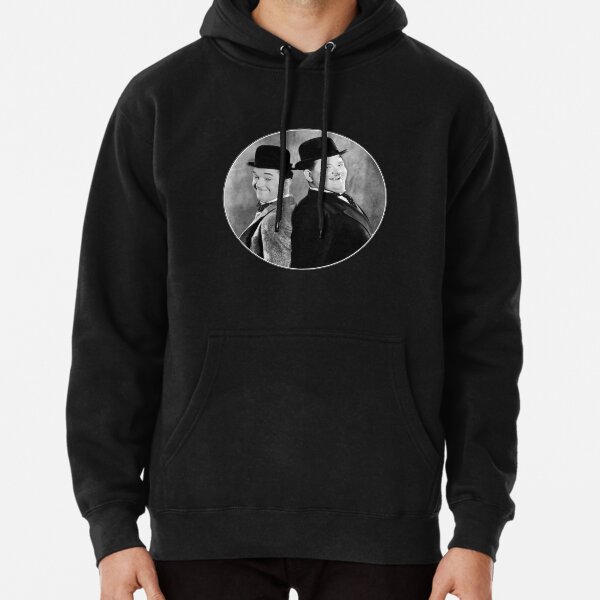 Laurel and Hardy, comedy double act Pullover Hoodie