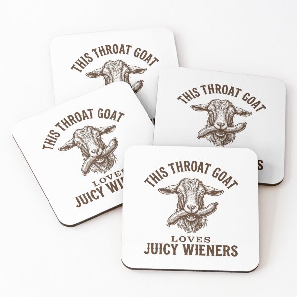 Item preview, Funny Goat Loves Sausages Humorous Adult designed and sold by Mason-Pride.