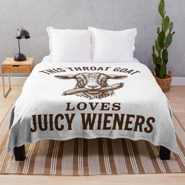 Item preview, Funny Goat Loves Sausages Humorous Adult designed and sold by Mason-Pride.