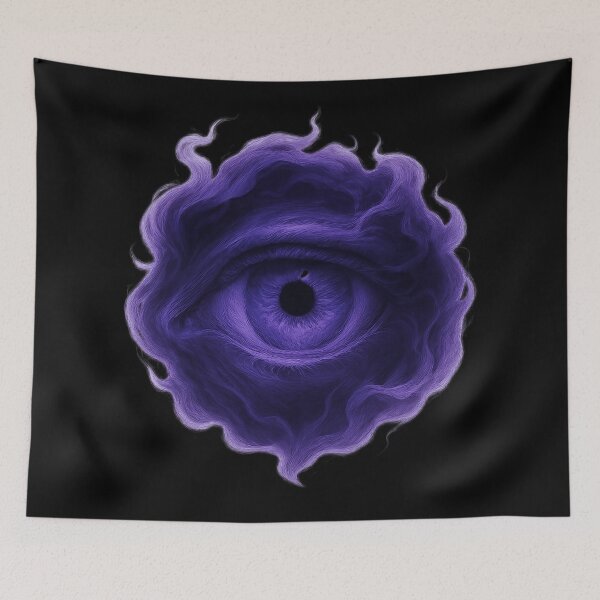 Item preview, The Void Gaze – Purple Cosmic Eye designed and sold by Taymaz..