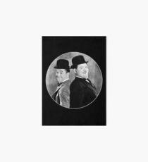 Laurel and Hardy, comedy double act Art Board