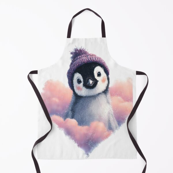 Item preview, Cute Little Cloud-Gazing Penguin Sticker designed and sold by DanielY01.
