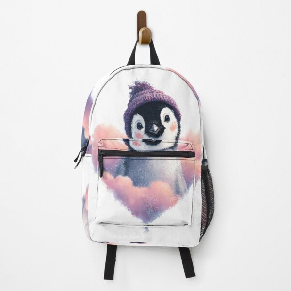Item preview, Cute Little Cloud-Gazing Penguin Sticker designed and sold by DanielY01.