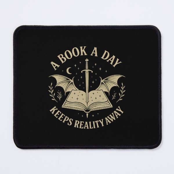 Item preview, A Book A Day Keeps Reality Away Reading Escape Quote designed and sold by SelmaBonnie.