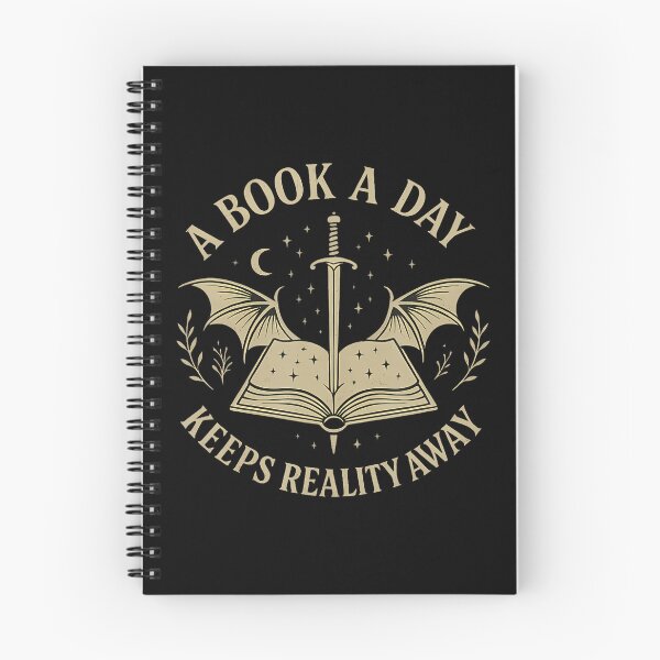Item preview, A Book A Day Keeps Reality Away Reading Escape Quote designed and sold by SelmaBonnie.