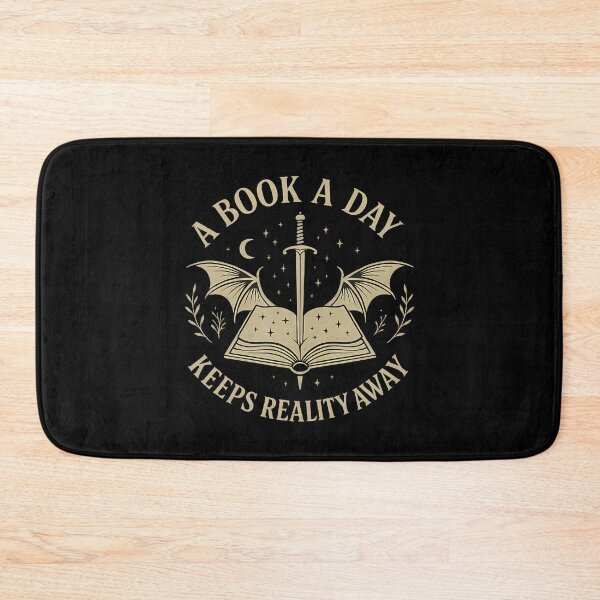 Item preview, A Book A Day Keeps Reality Away Reading Escape Quote designed and sold by SelmaBonnie.