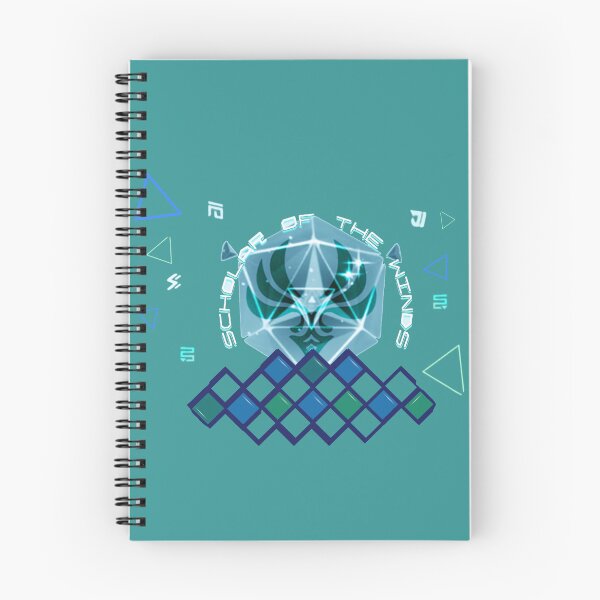 Item preview, Ancient Anemo Scholar – Geometric Wind Emblem Design designed and sold by Nawoomie.