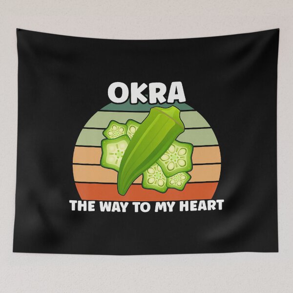 Item preview, Vegetarian Food Lover Way To My Heart Okra designed and sold by LindaRuby1.