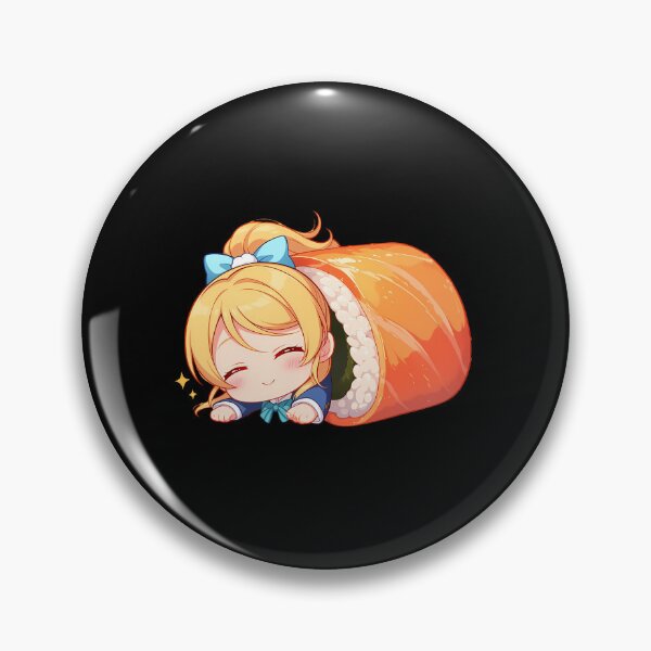 Item preview, Eli Ayase Love Live Anime Chibi Sushi Sweet Dream Design designed and sold by CarlosBender.
