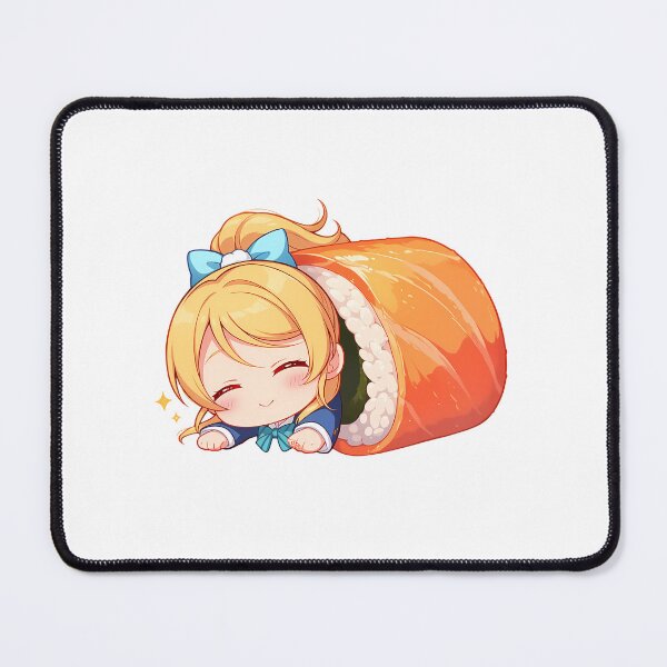 Item preview, Eli Ayase Love Live Anime Chibi Sushi Sweet Dream Design designed and sold by CarlosBender.