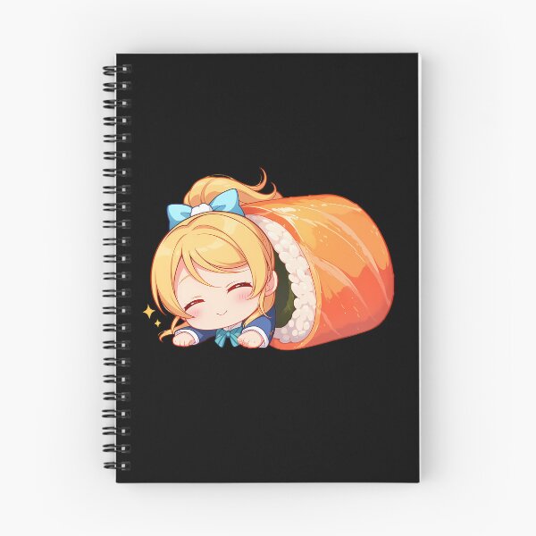 Item preview, Eli Ayase Love Live Anime Chibi Sushi Sweet Dream Design designed and sold by CarlosBender.