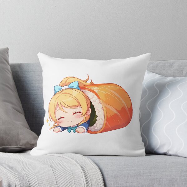 Item preview, Eli Ayase Love Live Anime Chibi Sushi Sweet Dream Design designed and sold by CarlosBender.