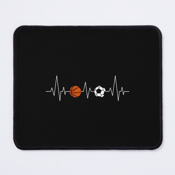 Item preview, Soccer Basketball Heartbeat Funny Sport designed and sold by LindaRuby1.