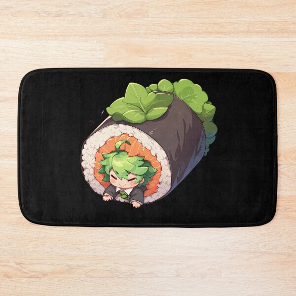 Item preview, Kawaii Hazama Blazblue Chibi Sushi Funny Sleepy Game Character Art designed and sold by CarlosBender.